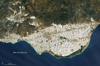 El mar de invernaderos de Almería