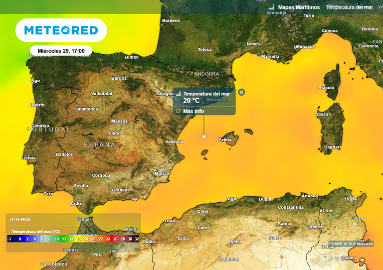Vague de chaleur marine : la mer M&eacute;diterran&eacute;e atteint les 20 &ordm;C &agrave; une date inhabituelle ! Des cons&eacute;quences pour l'&eacute;t&eacute; ?