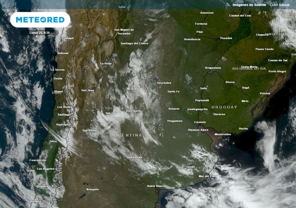 Tiempo Argentina alerta pronóstico ciclogénesis tormentas fuertes clima