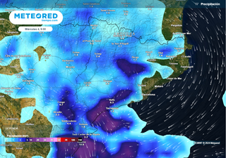 El Meteocat avisa de un "peligro alto" mañana en Cataluña: las lluvias podrán dejar 20 l/m2 en tan solo media hora