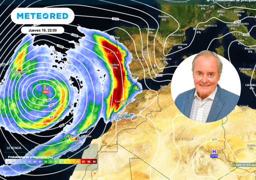 El meteor&oacute;logo Jos&eacute; Antonio Maldonado se&ntilde;ala las fechas clave de la borrasca Therese en Espa&ntilde;a