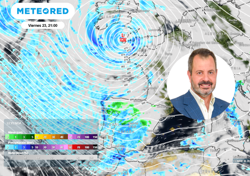 El apogeo de la borrasca Ingrid ser&aacute; el viernes 23: Jos&eacute; Miguel Vi&ntilde;as advierte de la lluvia, nieve, viento y mala mar
