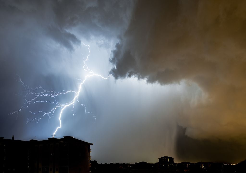 Tormenta con granizo Tormenta con granizo