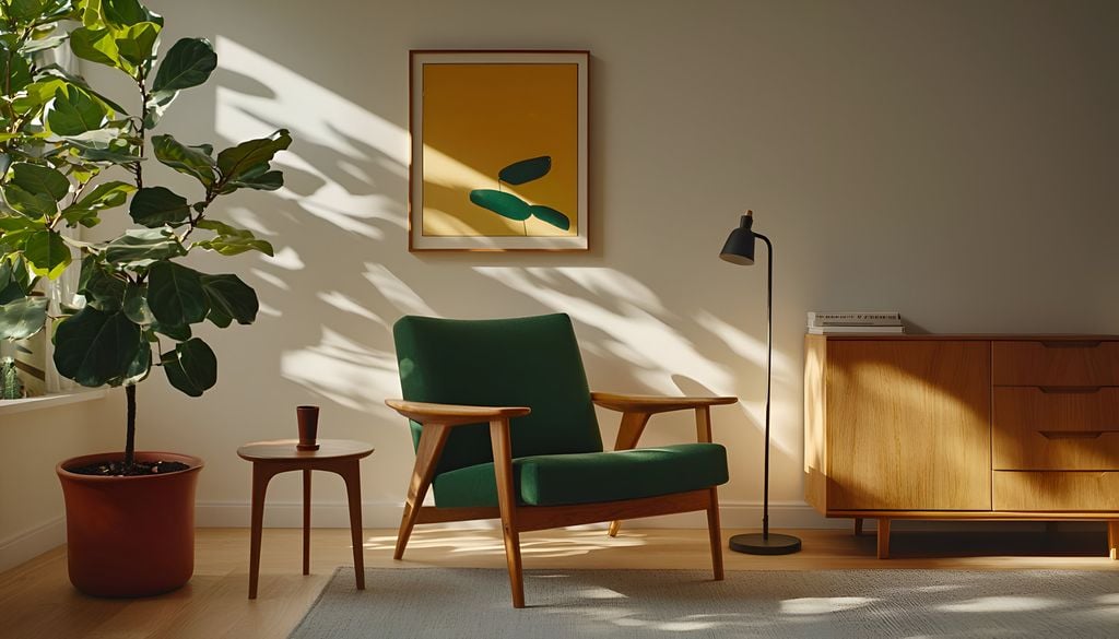 sunlit La sensación de un pequeño bosque interior no depende de la cantidad de plantas, sino de cómo se integran al espacio.