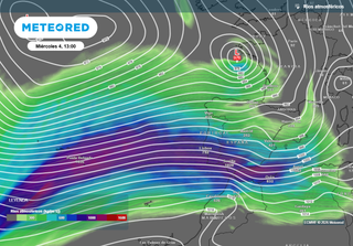 El mi&eacute;rcoles 4 llegar&aacute; un r&iacute;o atmosf&eacute;rico desde la Rep&uacute;blica Dominicana que agravar&aacute; las lluvias