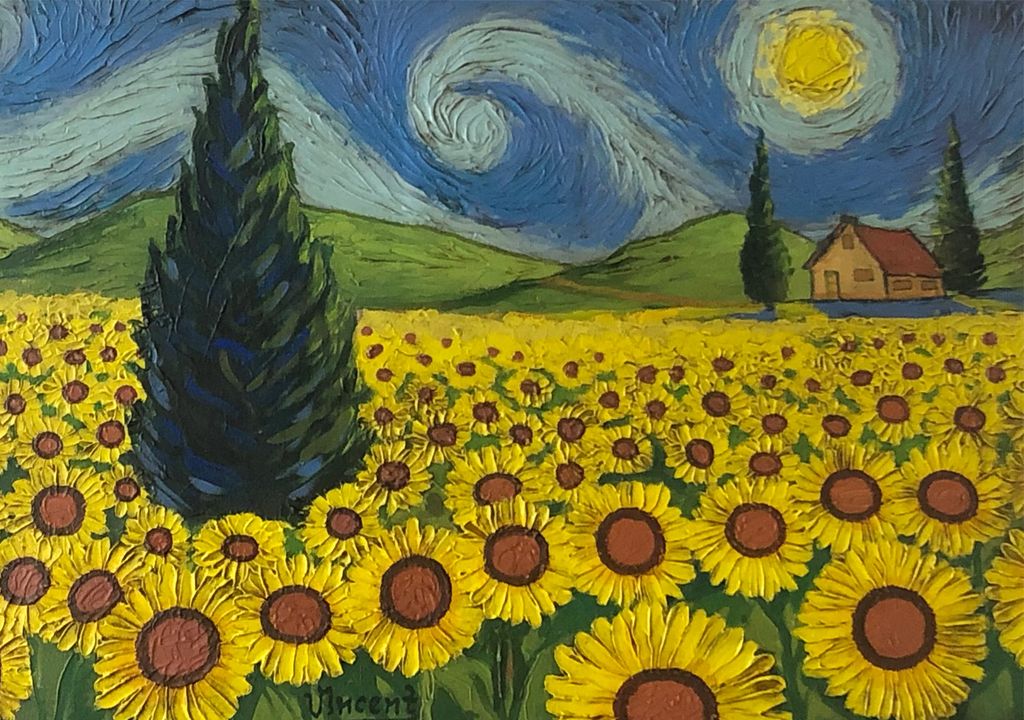 Los girasoles Van Gogh