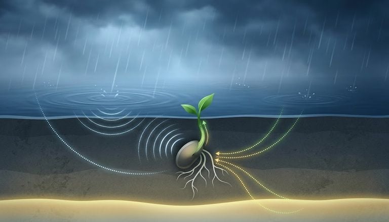 O MIT confirma: as plantas ouvem as gotas a cair e germinam at&eacute; 40% mais depressa
