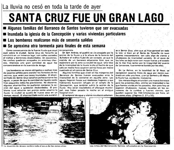 El Mítico Temporal De La Segunda Quincena De Enero De 1979 En Canarias El Mítico Temporal De La Segunda Quincena De Enero De 1979 En Canarias