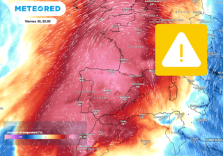 El modelo europeo advierte del calor muy raro en España: el índice de predicción de extremos (EFI) estará al 