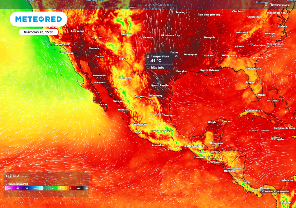Pronóstico de temperaturas en grados Celsius Pronóstico de temperaturas en grados Celsius