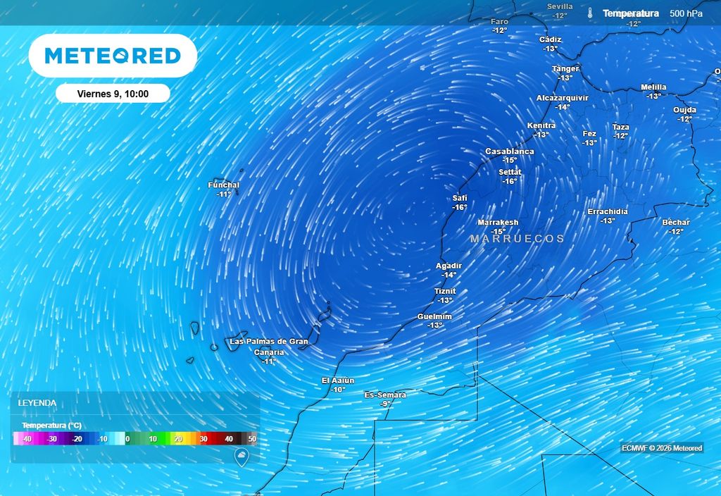 La posible aproximación de una dana traerá un ambiente más inestable a Canarias a partir de este jueves.