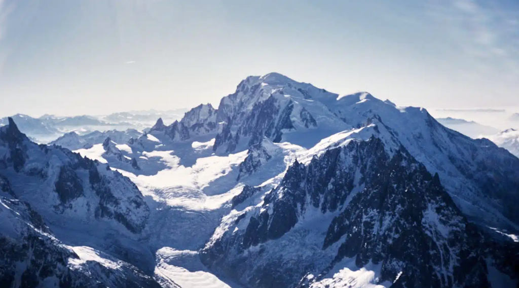 Vista del macizo del Mont Blanc en imagen de archivo.