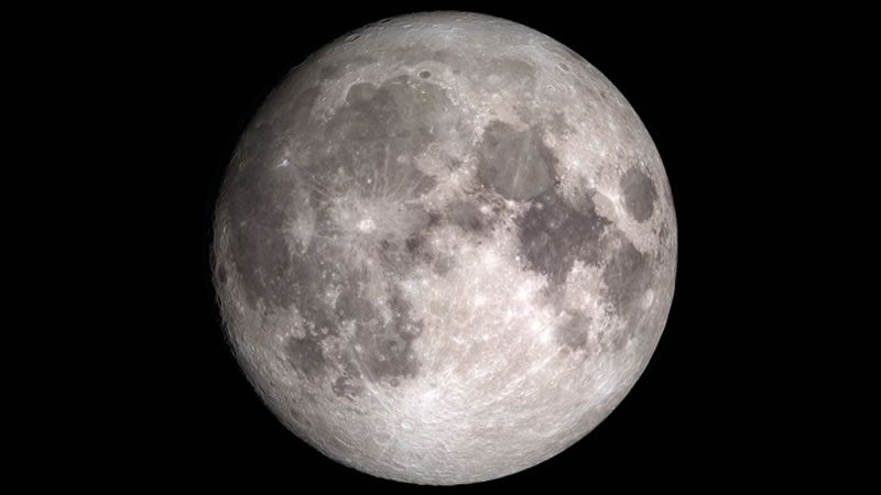 La Luna. Imagen Crédito: NASA/GSFC