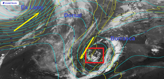 El NHC vigila a una baja no tropical al oeste de la península Ibérica