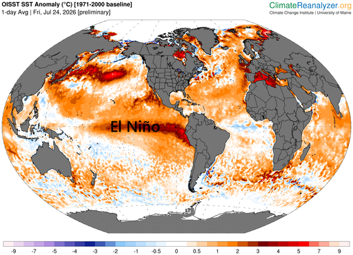 Se prev&eacute; que el fen&oacute;meno de El Ni&ntilde;o 2026-2027 sea el m&aacute;s intenso jam&aacute;s registrado, con una diferencia abismal