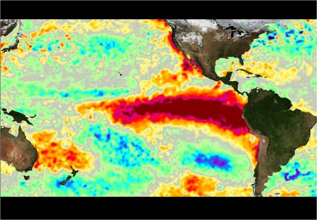 anomalias, TSM, El Niño, 1997/1998
