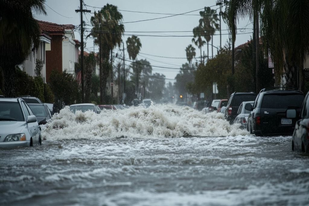 Chuvas intensas em poucas horas podem provocar alagamentos rápidos em áreas urbanas e sobrecarregar sistemas de drenagem.