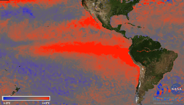 El Ni&ntilde;o deve persistir em categoria forte at&eacute; fevereiro de 2027, segundo OMM
