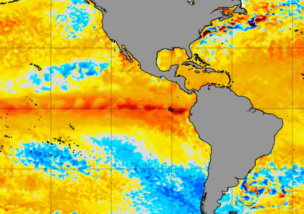 El Niño no Oceano Pacífico