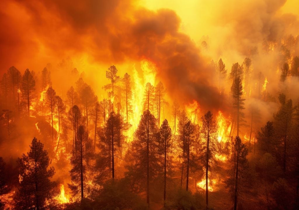 fenómeno de El Niño incendios forestales