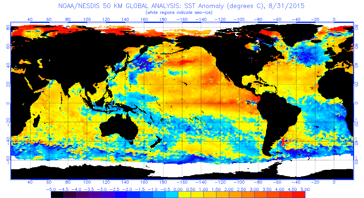 El Niño será el más intenso desde 1997-1998, según las previsiones