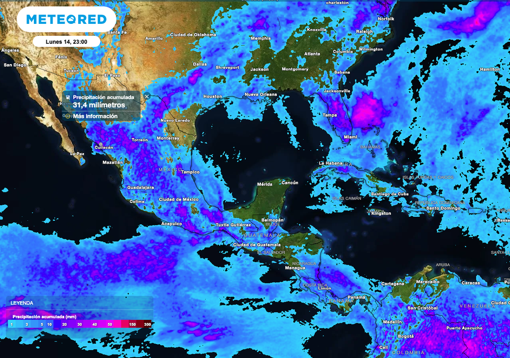 Lluvia acumulada Lluvia acumulada