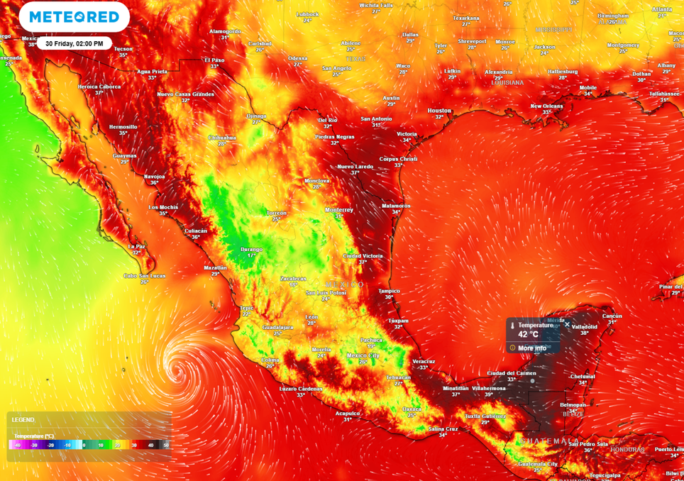  El noroeste y el sureste en alerta por temperaturas entre 40 y 45 °C. Noticias en tiempo real