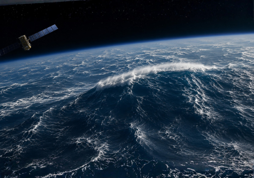 El oc&eacute;ano mostr&oacute; su fuerza desde el espacio: una ola de casi 20 metros fue registrada por un sat&eacute;lite