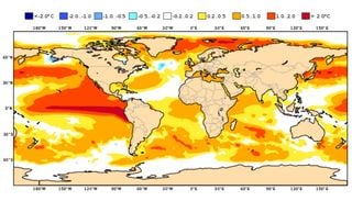 La NOAA avisa: el oc&eacute;ano Pac&iacute;fico ha alcanzado el umbral de El Ni&ntilde;o y el pico del fen&oacute;meno podr&iacute;a comenzar este verano