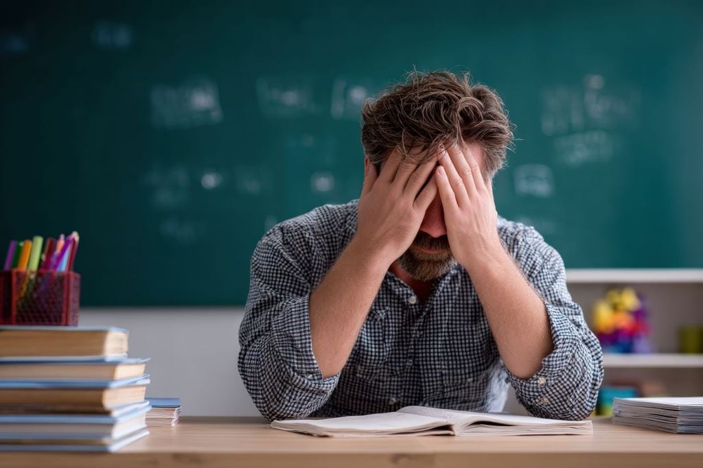 El especialista explicó que las condiciones laborales de los maestros es una de las causas que deteriora su salud mental. El especialista explicó que las condiciones laborales de los maestros es una de las causas que deteriora su salud mental.