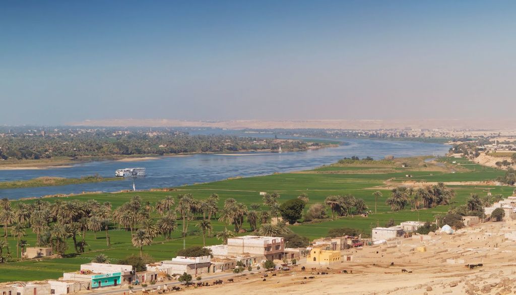 Río Nilo La aparición de la estrella Sirio en el cielo anunciaba en el Antiguo Egipto el inicio de la crecida anual del río Nilo y las inundaciones de sus fértiles riberas.