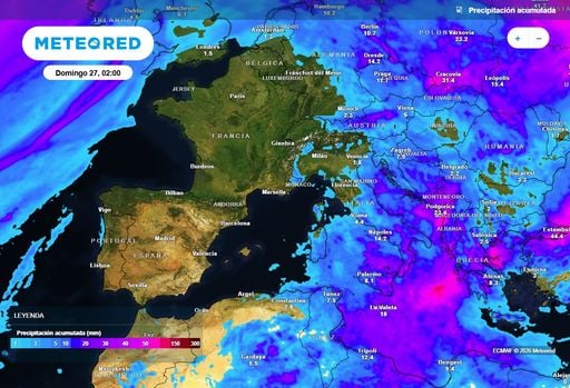 El oto&ntilde;o comenzar&aacute; con un domo 'antilluvia' en Espa&ntilde;a: mapas en blanco hasta el domingo 27