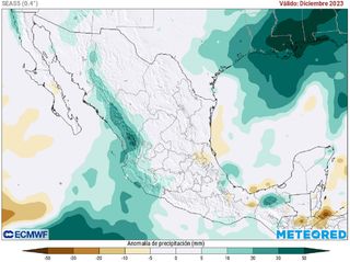 El otoño resultaría más lluvioso en gran parte del territorio mexicano, conforme El Niño se fortalece