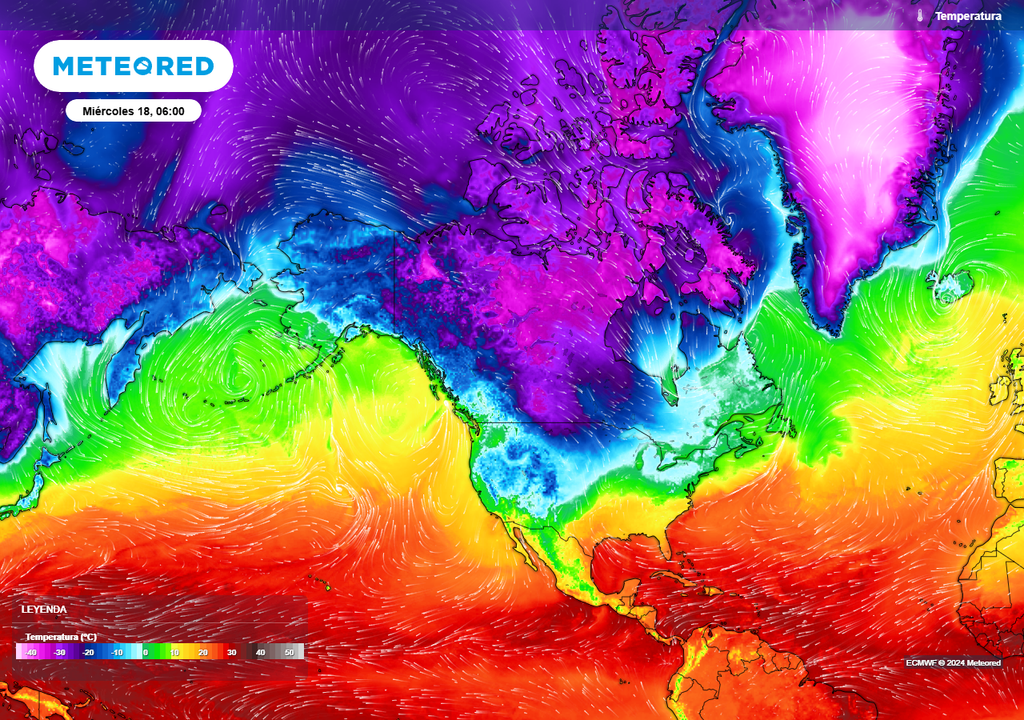 Temperaturas en grados Celsius