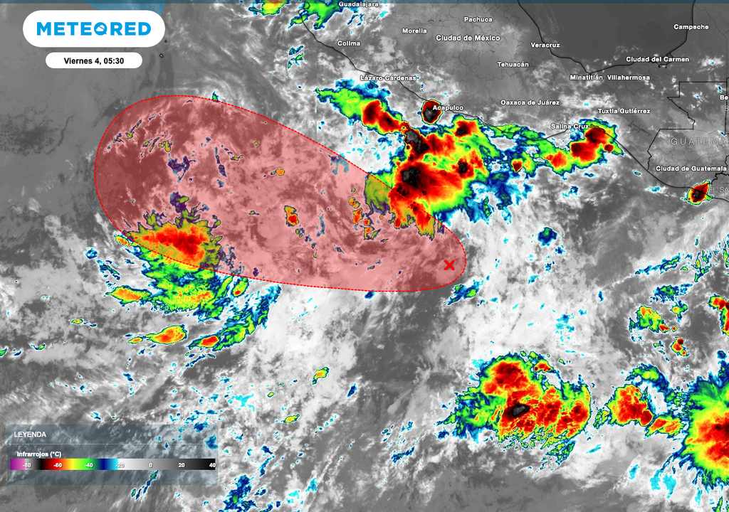 Zona de inestabilidad Guerrero y Michoacán, viernes 4 de julio