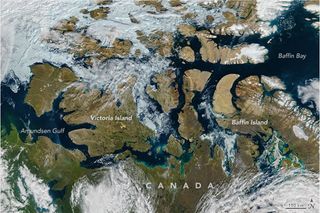 El Paso del Noroeste casi sin hielo