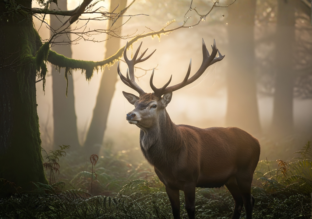 El ciervo rojo europeo. El ciervo rojo europeo.