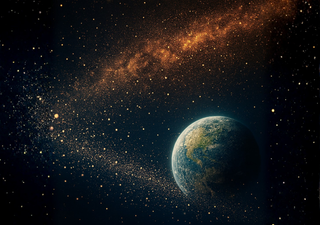 El polvo cósmico podría haber traído los ingredientes de la vida a la Tierra, revela un nuevo estudio