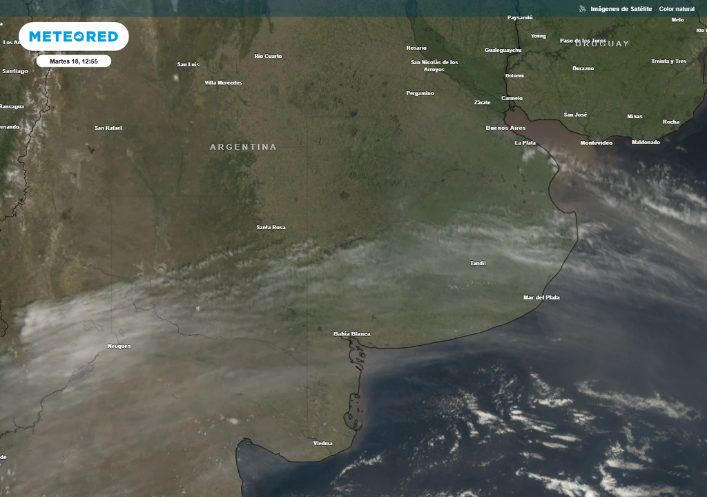 Polvo temporal Patagonia Buenos Aires tiempo clima