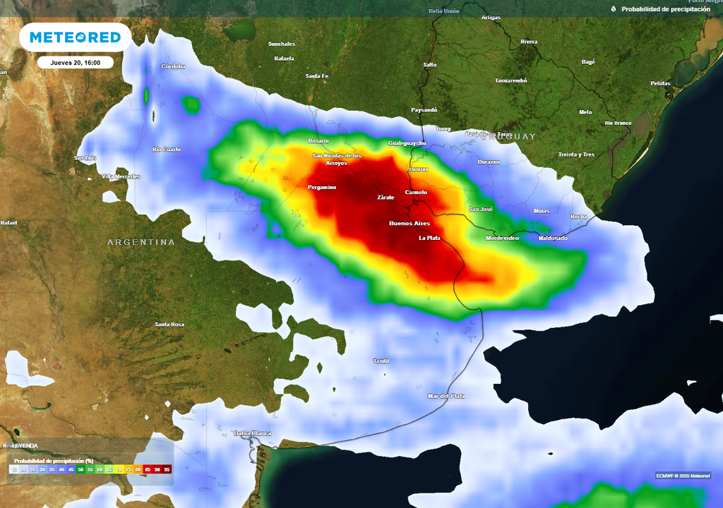 Polvo temporal Patagonia Buenos Aires tiempo clima