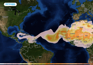 Polvo del Sáhara se dirige al Caribe y Golfo de México