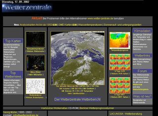 El portal del mes: WETTER-ZENTRALE