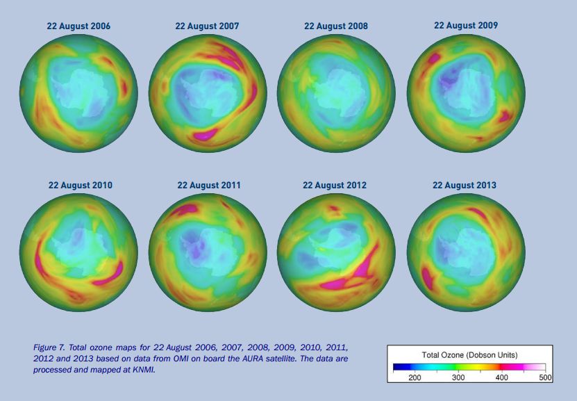 El Primer Boletín De 2013 Del Ozono Antártico