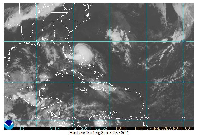 El Primer Ciclón Tropical De La Temporada 2014 En El Atlántico Norte