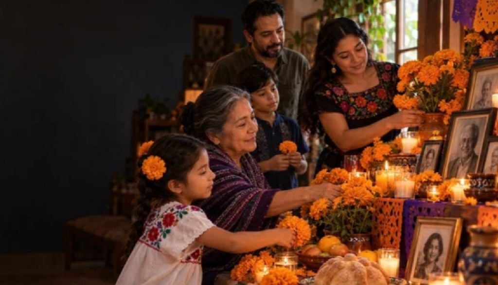 Las familias se reúnen y recuerdan con amor a quienes se han adelantado. Las familias se reúnen y recuerdan con amor a quienes se han adelantado.