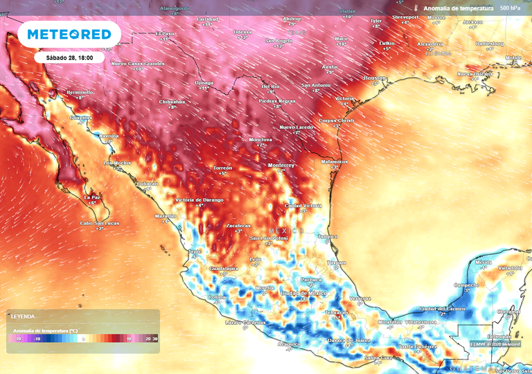 El pron&oacute;stico del tiempo hasta el domingo: anticicl&oacute;n se quedar&aacute; al norte de M&eacute;xico, llegando frente fr&iacute;o y aire polar