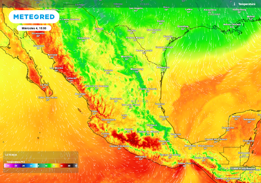 El ambiente fresco a frío se volverá a sentir a mitad de semana de norte a centro y oriente de México, pero el fin de semana aumentará el calor.