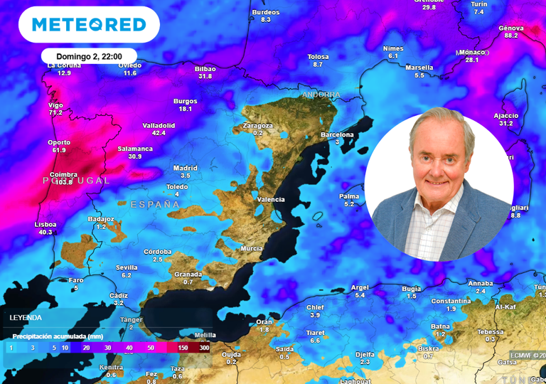 El pronóstico del tiempo hasta el domingo: lluvias llegando del Atlántico, otro río atmosférico y bajón de temperaturas