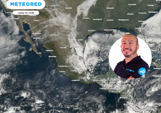 El pron&oacute;stico del tiempo hasta el viernes tendr&aacute; frentes fr&iacute;os con sus masas de aire sobre M&eacute;xico