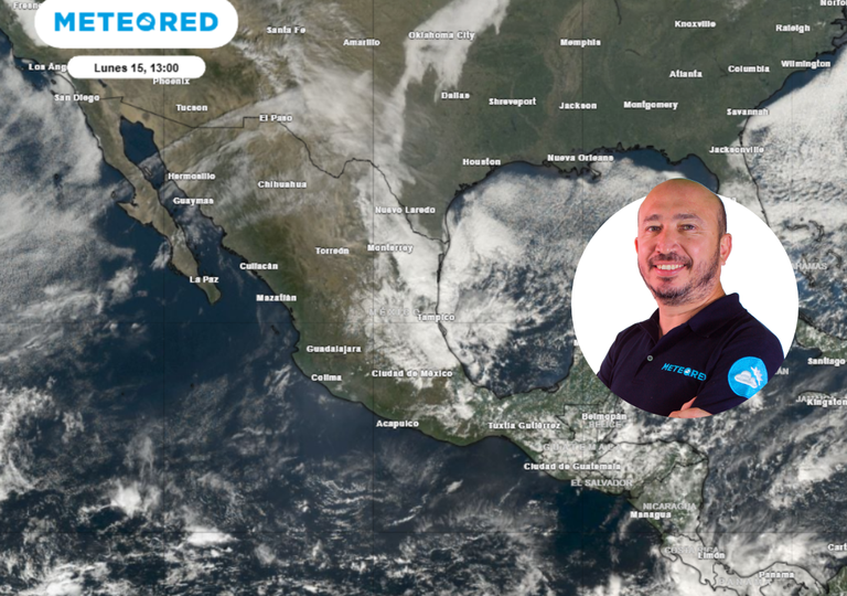 El pron&oacute;stico del tiempo hasta el viernes tendr&aacute; frentes fr&iacute;os con sus masas de aire sobre M&eacute;xico